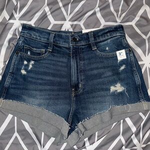 Arizona Jean Company Blue Distressed Jean Shorts